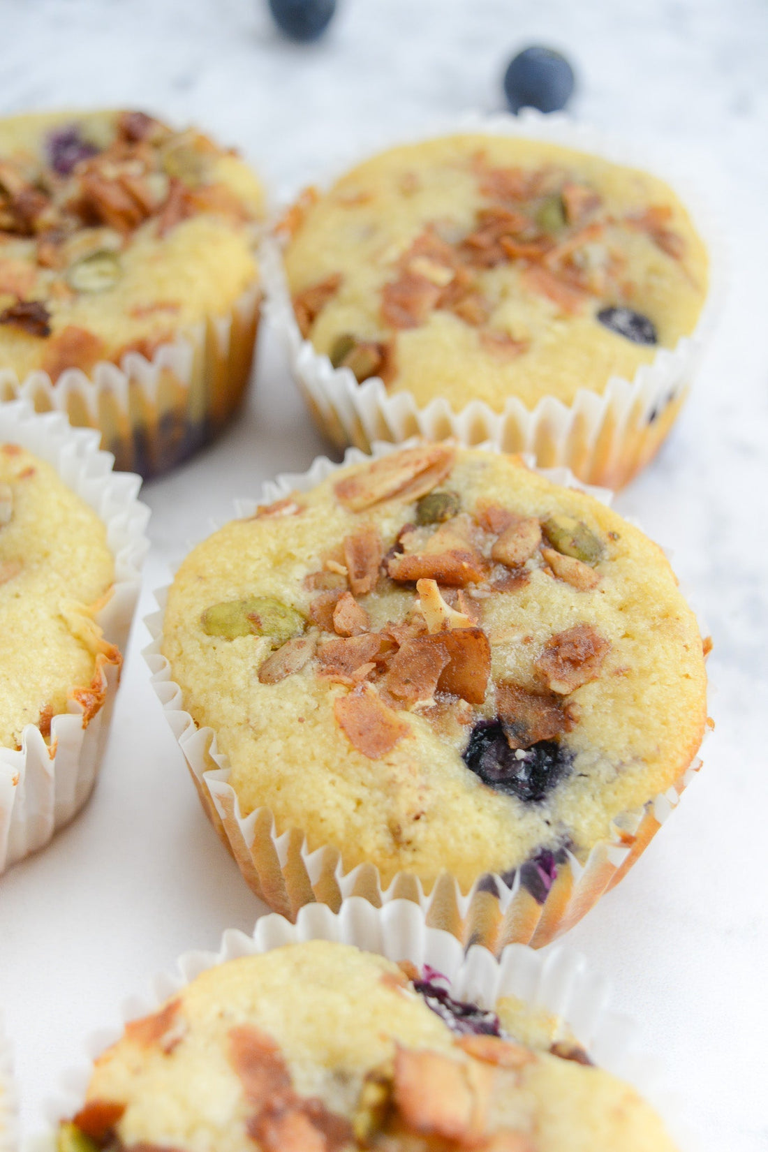 Almond Flour Blueberry Muffins