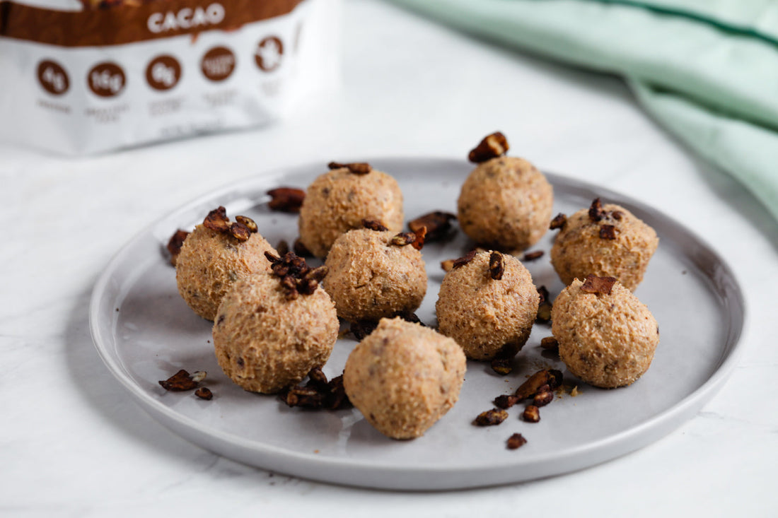 Dark Chocolate Low-Carb Energy Balls Recipe