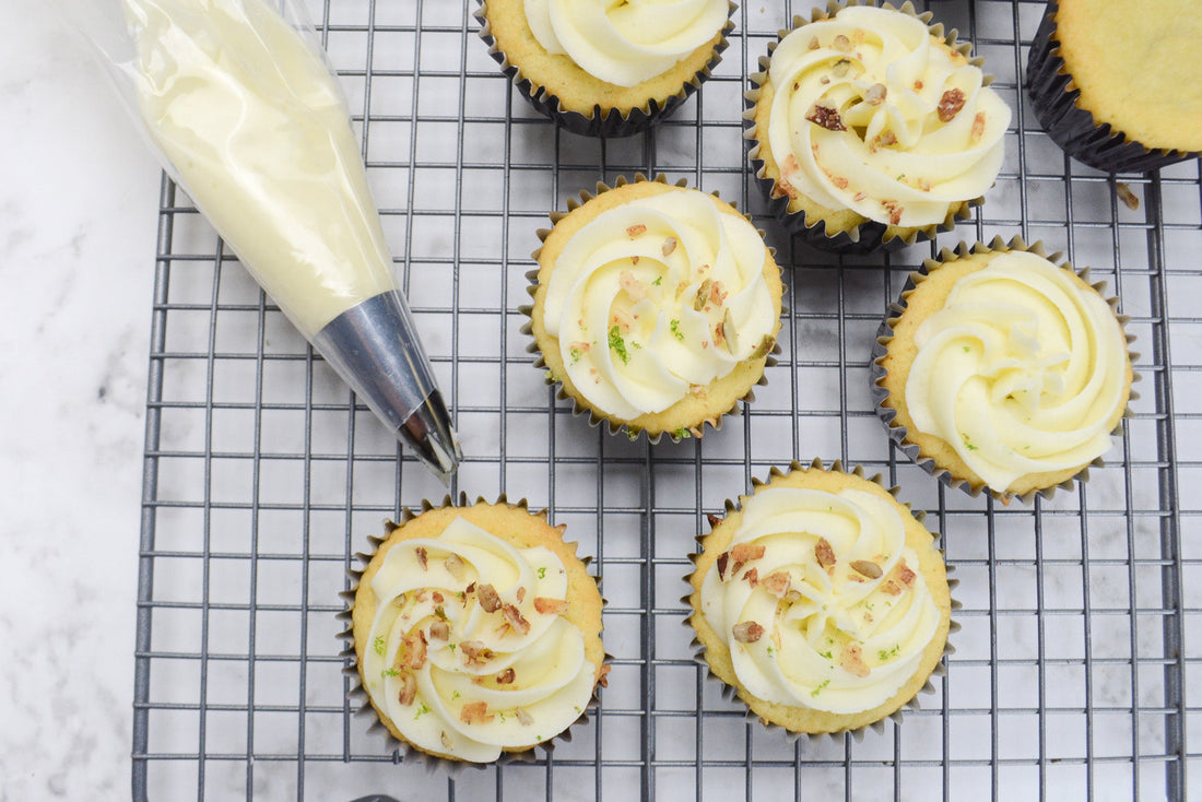 Coconut Flour Lime Cupcakes