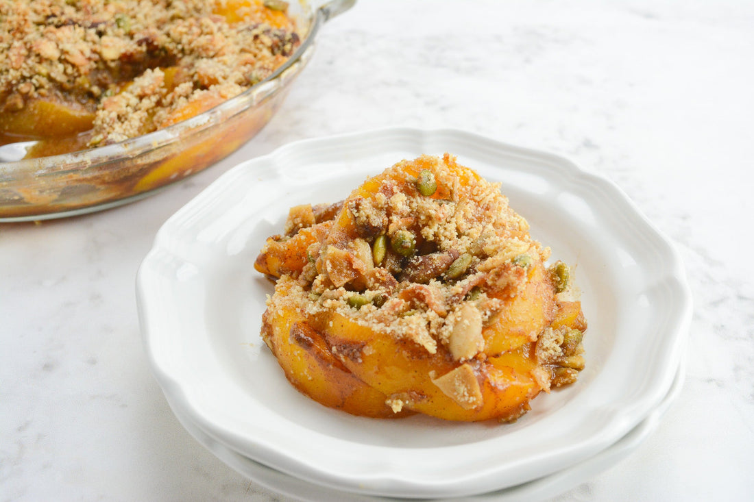 Gluten Free Peach Crisp