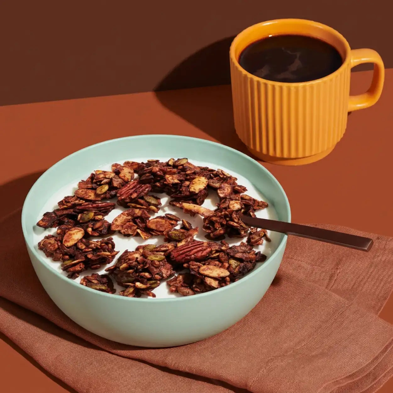 Dark Chocolate Nut Granola | NuTrail