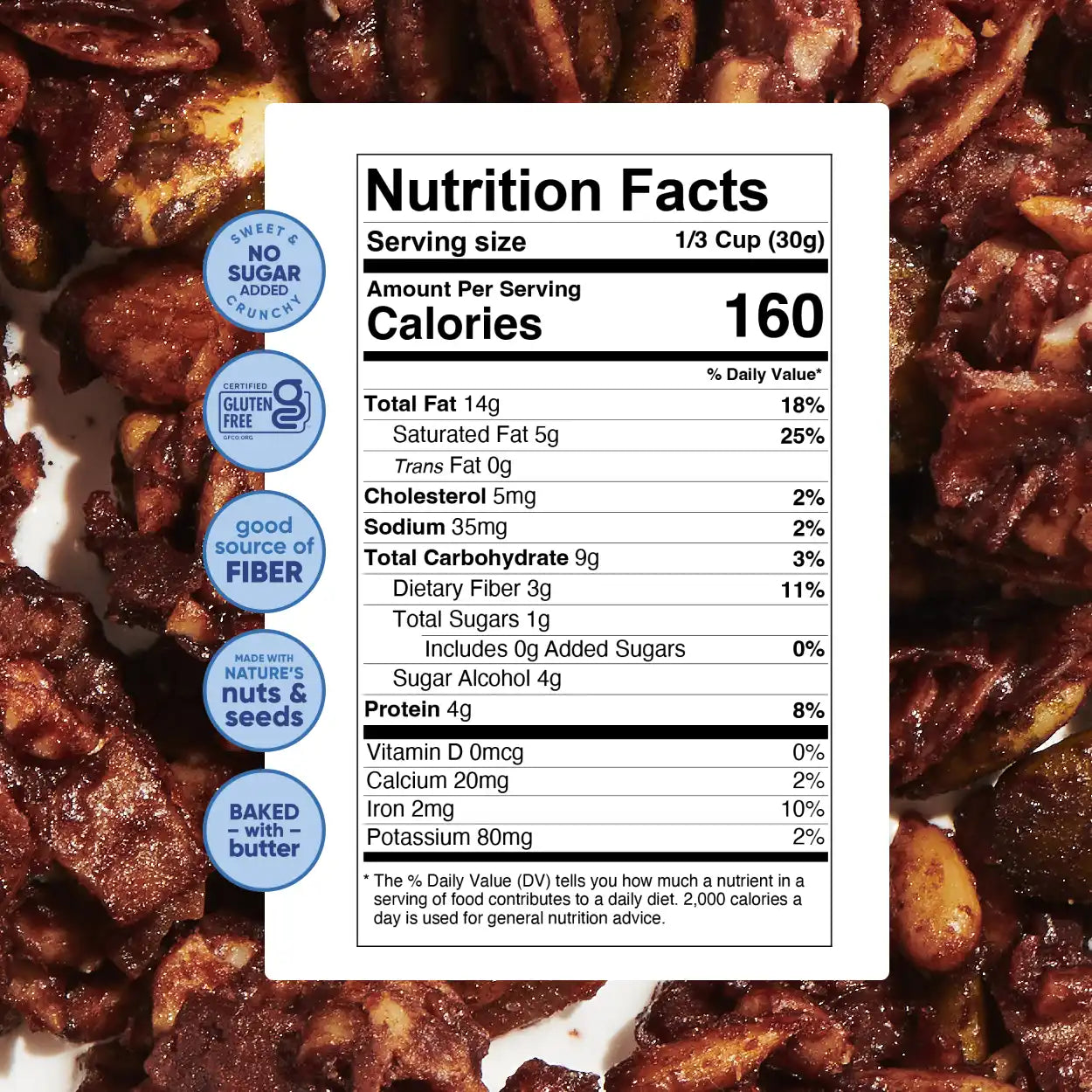 Dark Chocolate Nut Granola | NuTrail