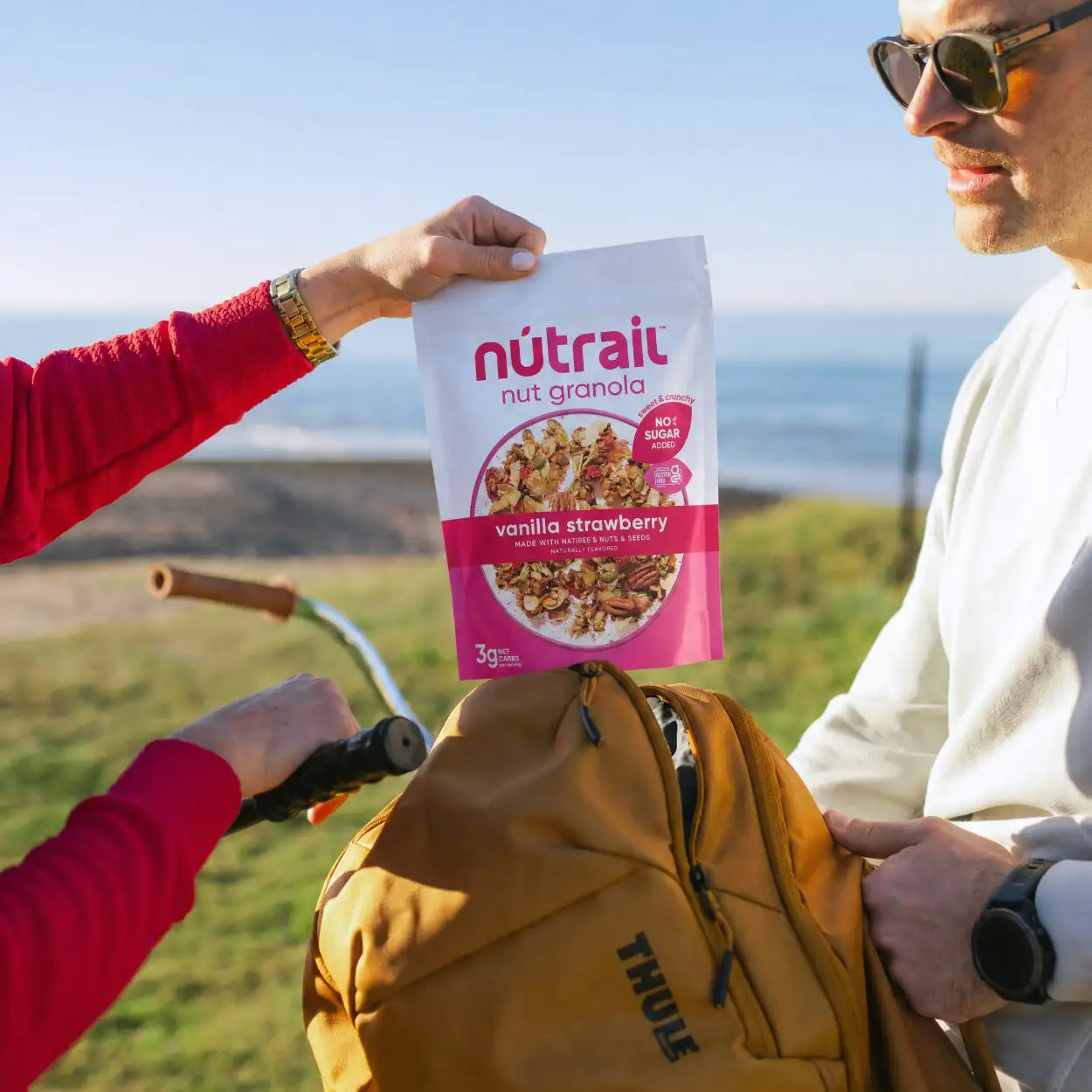 Vanilla Strawberry Nut Granola | NuTrail