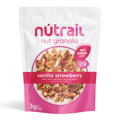 Vanilla Strawberry Nut Granola | NuTrail